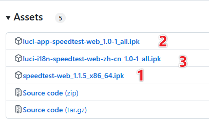 OpenWrt安装Speedtest-web实现内网测速功能